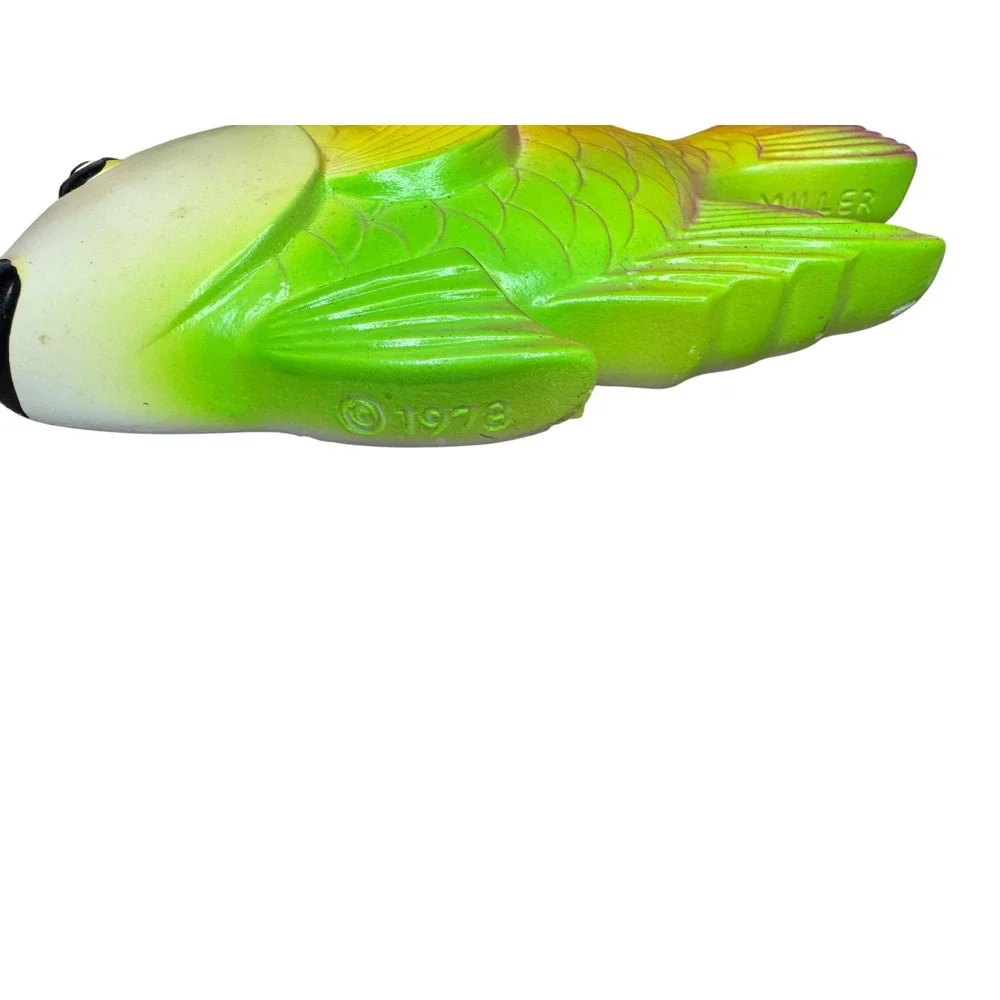 Vintage 1978 Miller Studio Chalkware Fish Wall Art Set 3 Neon Tropical Decor